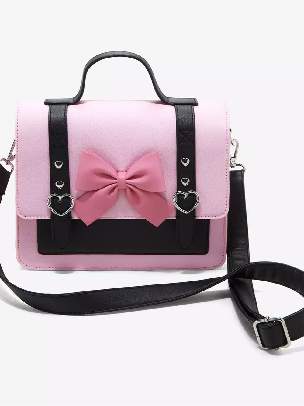 Hot Topic Heart Buckle Crossbody Bag - Picture 6 of 6